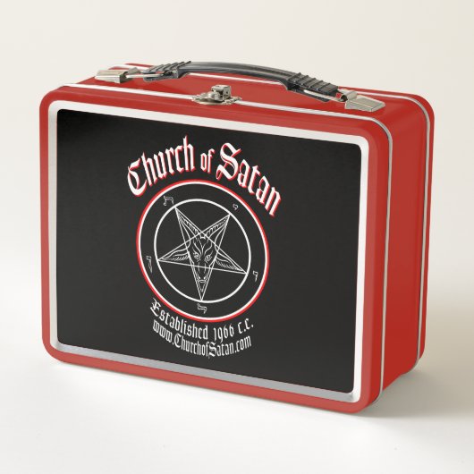 Kerk van de Satan Baphomet Lunch Box (Voorkant)