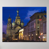 Kerk van de Savior van het gemorste bloed Poster (Voorkant)