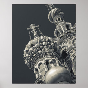 Kerk van de Savior van het gemorste bloed Poster