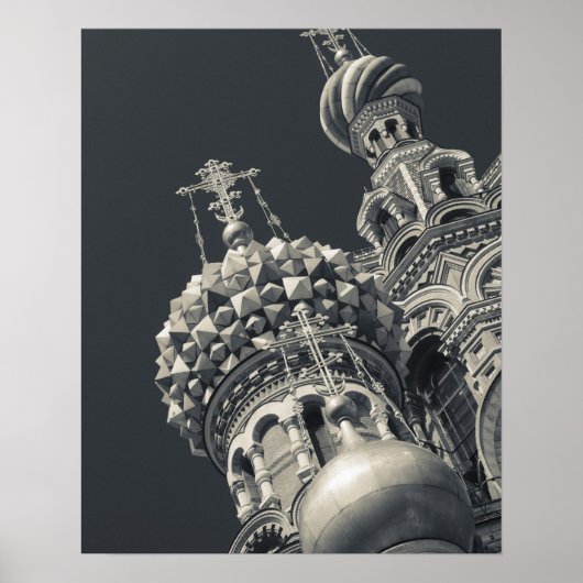 Kerk van de Savior van het gemorste bloed Poster (Voorkant)