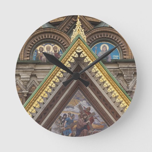 Kerk van de Savior van het gemorste bloed Ronde Klok (Voorkant)