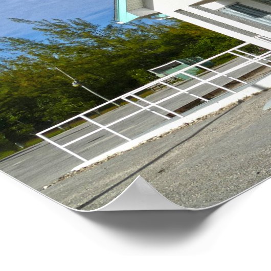 Kerk van de schatkist, de Bahama's Poster (Hoek)