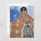 Kerk van de St Mary Magdalene - Brussel, België Briefkaart (Voorkant / Achterkant)