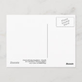 Kerk van de St Mary Magdalene - Brussel, België Briefkaart (Achterkant)