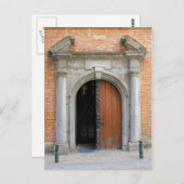 Kerk van de St Mary Magdalene - Brussel, België Briefkaart (Voorkant / Achterkant)