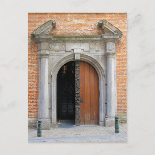 Kerk van de St Mary Magdalene - Brussel, België Briefkaart