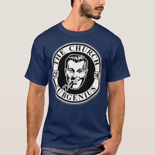Kerk van de SubGenius Religie Parodie Profeet T-shirt (Voorkant)