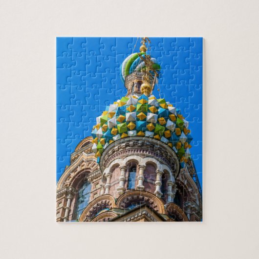 Kerk van de Verlosser op Bloed in Sint-Petersburg Legpuzzel (Verticaal)