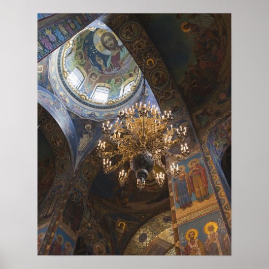 Kerk van de Verlosser op het Gestorte Bloed Poster (Voorkant)