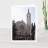 Kerk van de Visitatie, Jeruzalem, Israël Kaart (Voorkant)