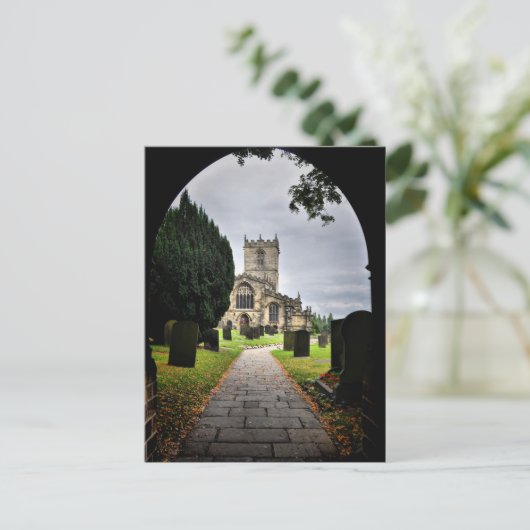 kerk van ecclesfield briefkaart (Staand voorkant)