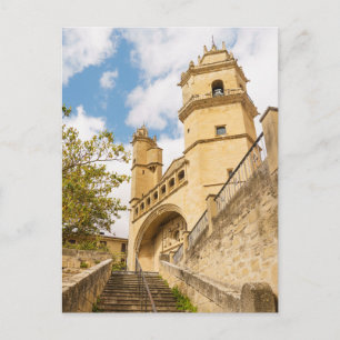 Kerk van Elciego, regio La Rioja, Spanje Briefkaart