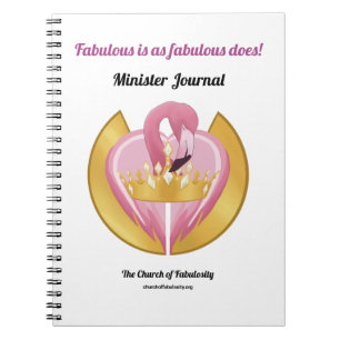 Kerk van Fabulosity Minister Journal Notitieboek