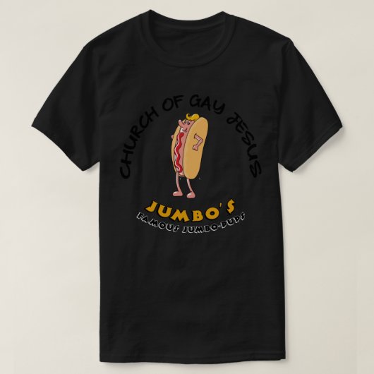 Kerk van gay jezus schaamteloos klassiek t-shirt (Design voorkant)