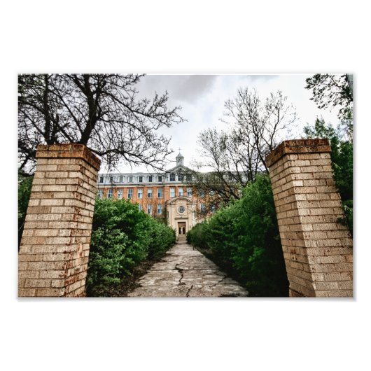 Kerk van Gravelbourg Saskatchewan Foto Afdruk (Voorkant)