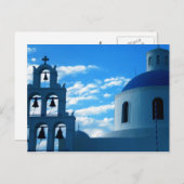 Kerk van Griekenland Santorini Briefkaart (Voorkant / Achterkant)