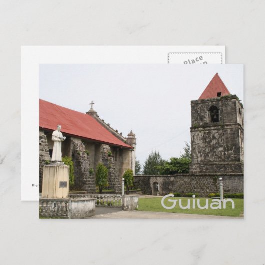 Kerk van Guiuan Briefkaart (Voorkant / Achterkant)