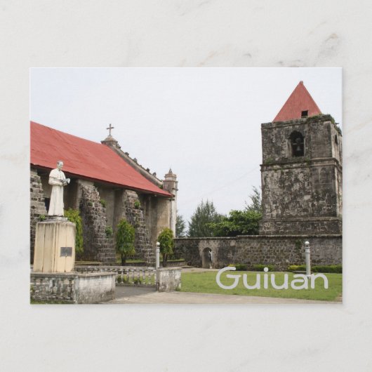 Kerk van Guiuan Briefkaart (Voorkant)
