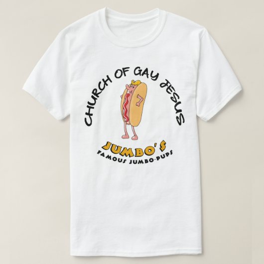 Kerk van Jezus Shameless T-shirt (Design voorkant)