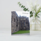 kerk van kasteel edinburgh briefkaart (Staand voorkant)