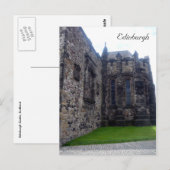 kerk van kasteel edinburgh briefkaart (Voorkant / Achterkant)