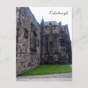 kerk van kasteel edinburgh briefkaart