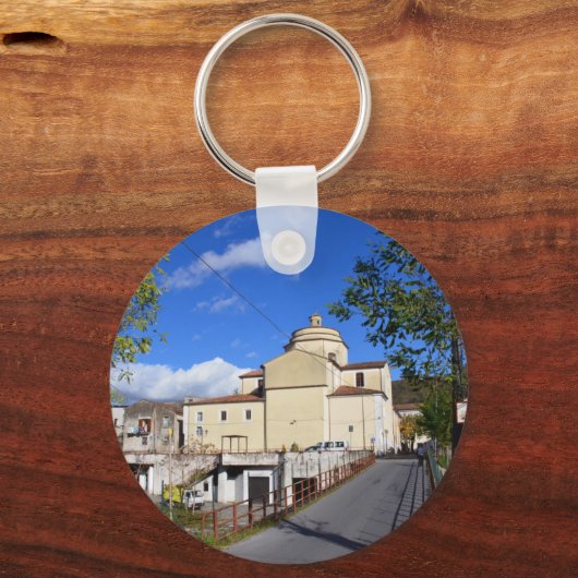 Kerk van Laino Borgo Sleutelhanger (Voorkant)