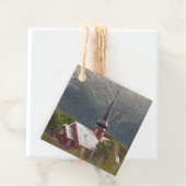 Kerk van Lofoten Flakstad Bedankjes Labels (In situ)