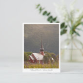 Kerk van Lofoten Flakstad Briefkaart (Staand voorkant)