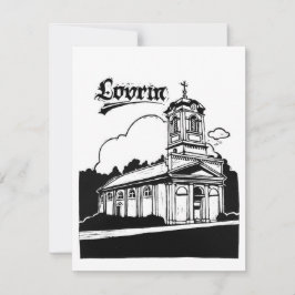 Kerk van Lovrin Linicut RSVP Kaartje