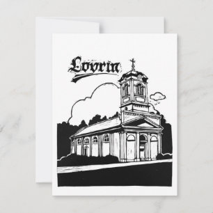 Kerk van Lovrin Linicut RSVP Kaartje