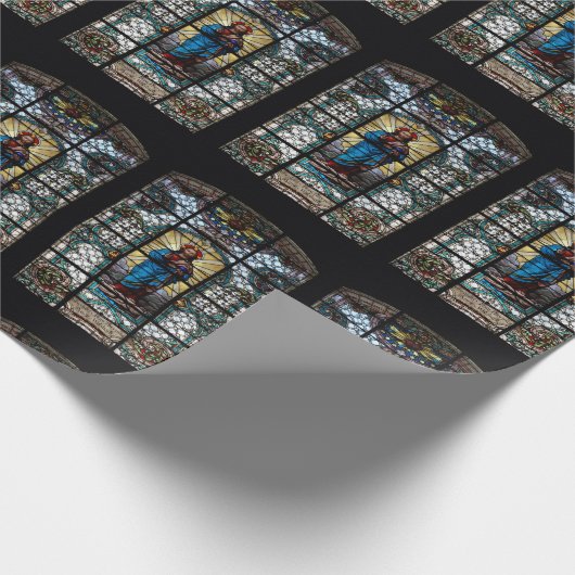 Kerk van Mariahilf Wenen Oostenrijk Cadeaupapier (Hoek)