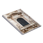 Kerk van Milaan. Prachtige Italiaanse tempel Notitieboek (Rechterzijde)