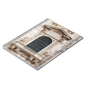 Kerk van Milaan. Prachtige Italiaanse tempel Notitieboek (Linkerzijde)