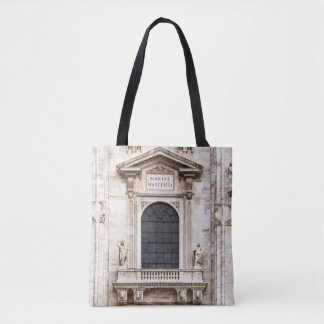 Kerk van Milaan. Prachtige Italiaanse tempel Tote Bag