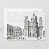 Kerk van Notre Dame, Salzburg, Oostenrijk, uit 'En Briefkaart (Voorkant / Achterkant)