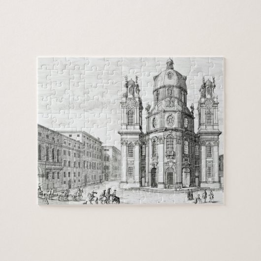 Kerk van Notre Dame, Salzburg, Oostenrijk, uit 'En Legpuzzel (Horizontaal)