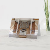 Kerk van onze Dame, Rumia orgaankaart Kaart (Voorkant)