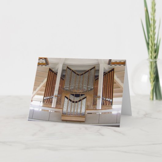 Kerk van onze Dame, Rumia orgaankaart Kaart (Voorkant)