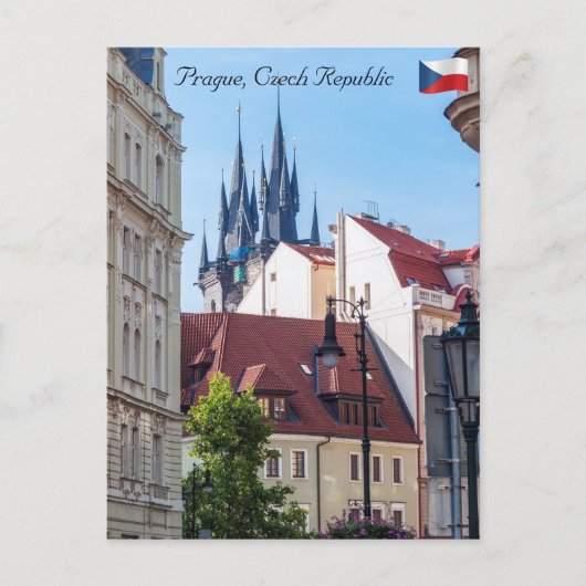 Kerk van Onze Lieve Vrouw voor Týn in Praag Briefkaart (Voorkant)