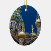 Kerk van onze redder op het gemorste bloed keramisch ornament (Rechts)