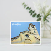 kerk van portofino briefkaart (Staand voorkant)