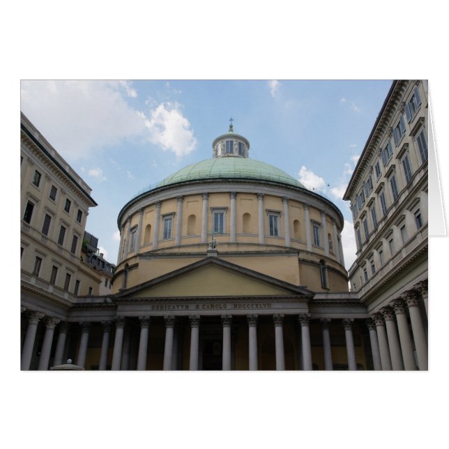 Kerk van Saint Charles Borromeo - Milano, Italië (Voorkant Horizontaal)