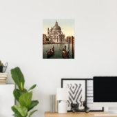 Kerk van Salute Venice Italy Gondolas Poster (Thuiskantoor)
