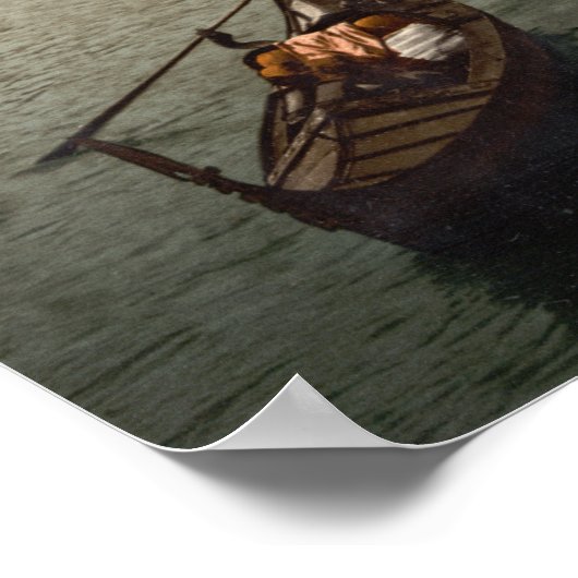 Kerk van Salute Venice Italy Gondolas Poster (Hoek)