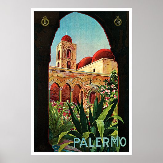 Kerk van San Cataldo PALERMO SICILY Italy ENIT Poster (Voorkant)