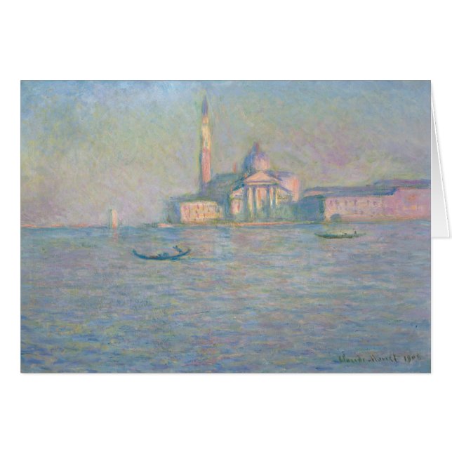 Kerk van San Giorgio Maggiore Venetië door Monet (Voorkant Horizontaal)
