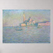 Kerk van San Giorgio Maggiore Venice van Monet Poster (Voorkant)