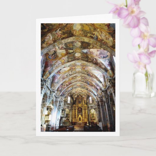 Kerk van San Nicolás in Valencia Stad Kaart (Orchidee)