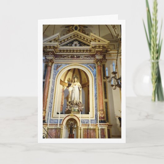 Kerk van San Nicolás, Stad Valencia, Spanje Kaart (Voorkant)